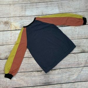 Roolee Baseball Stripes Long Sleeve Shirt